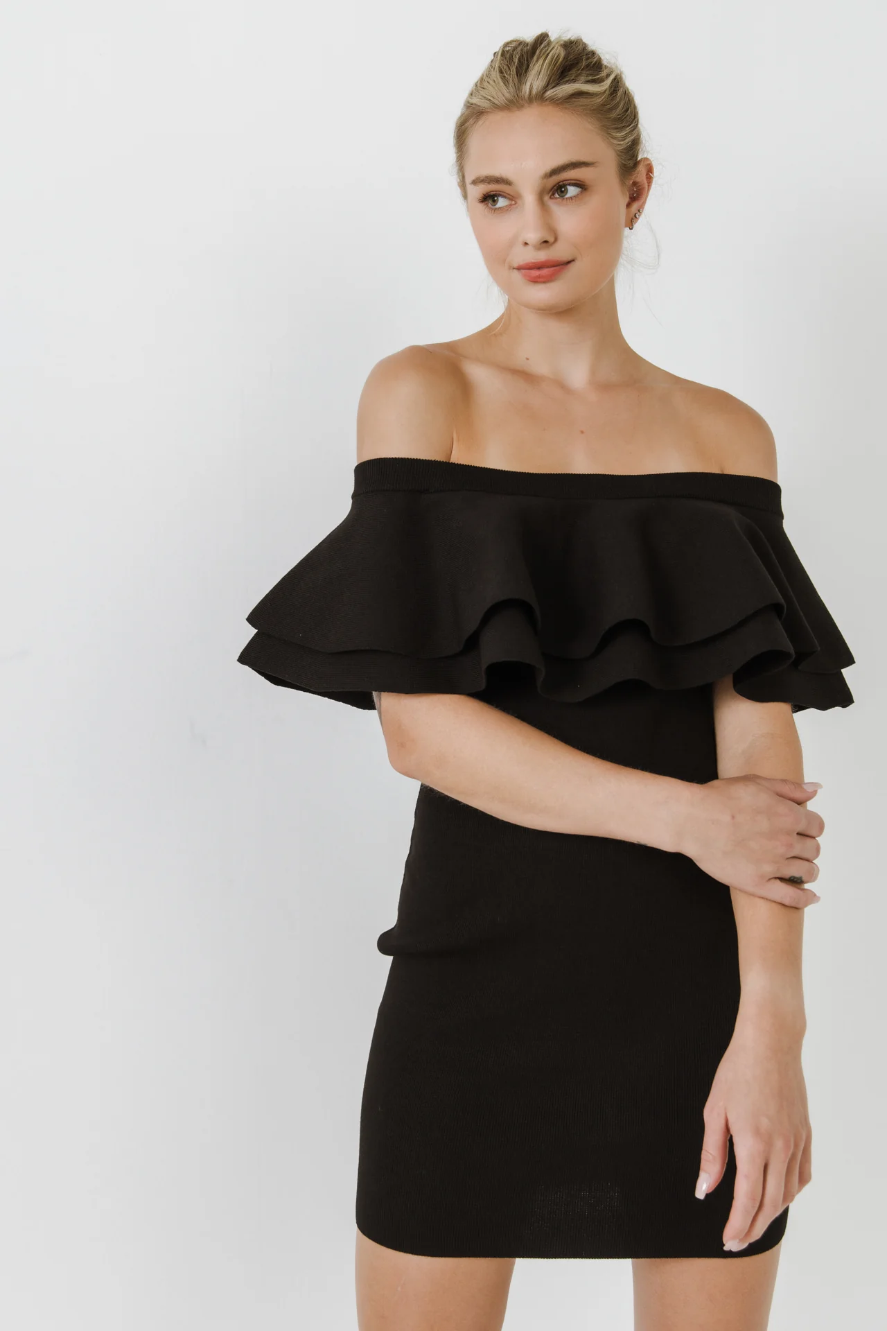Off The Shoulder Mini Dress