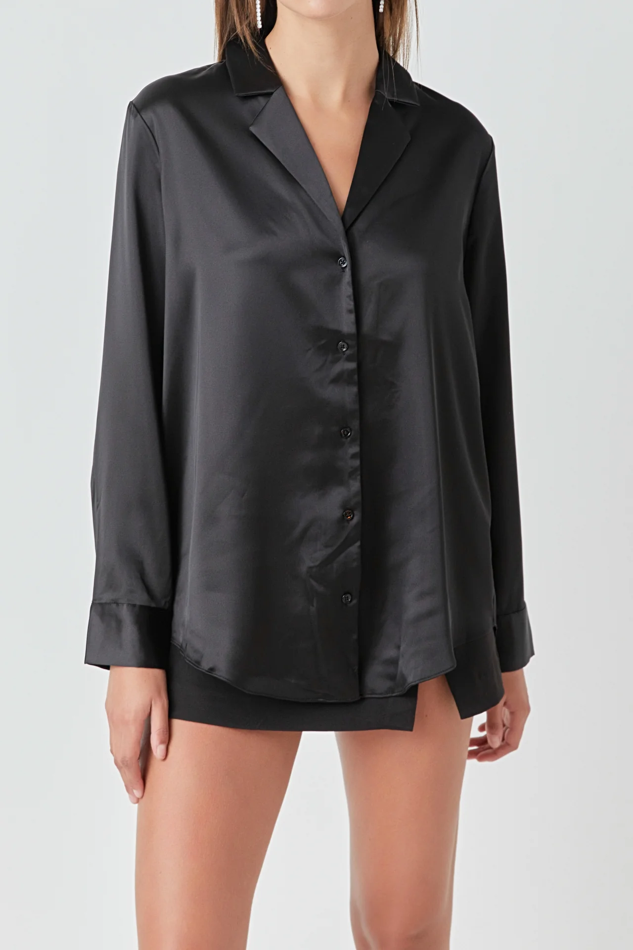 Classic Satin Over Shirt