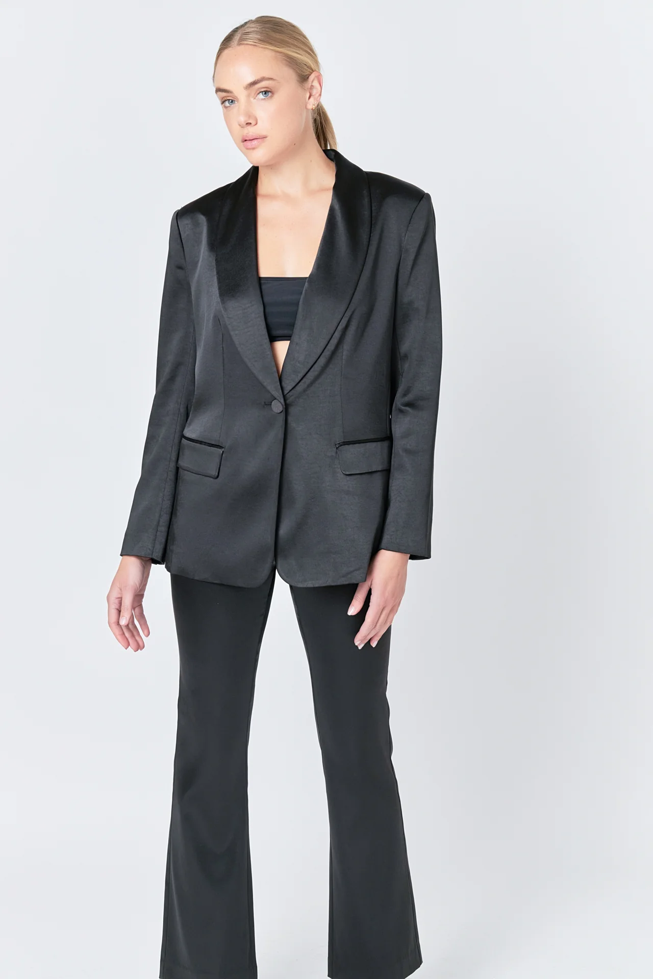 Satin Blazer