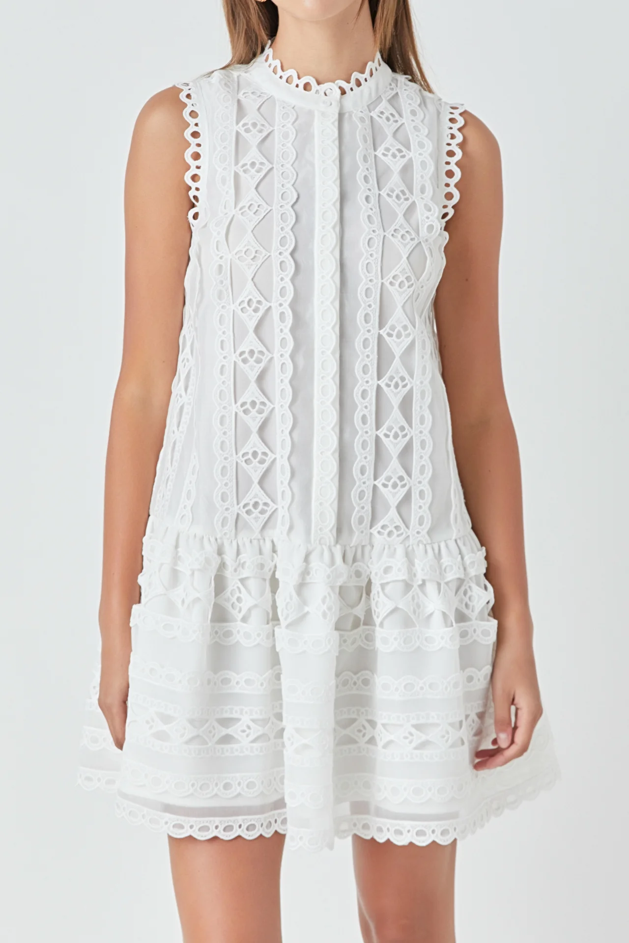 Crochet Mini Dress