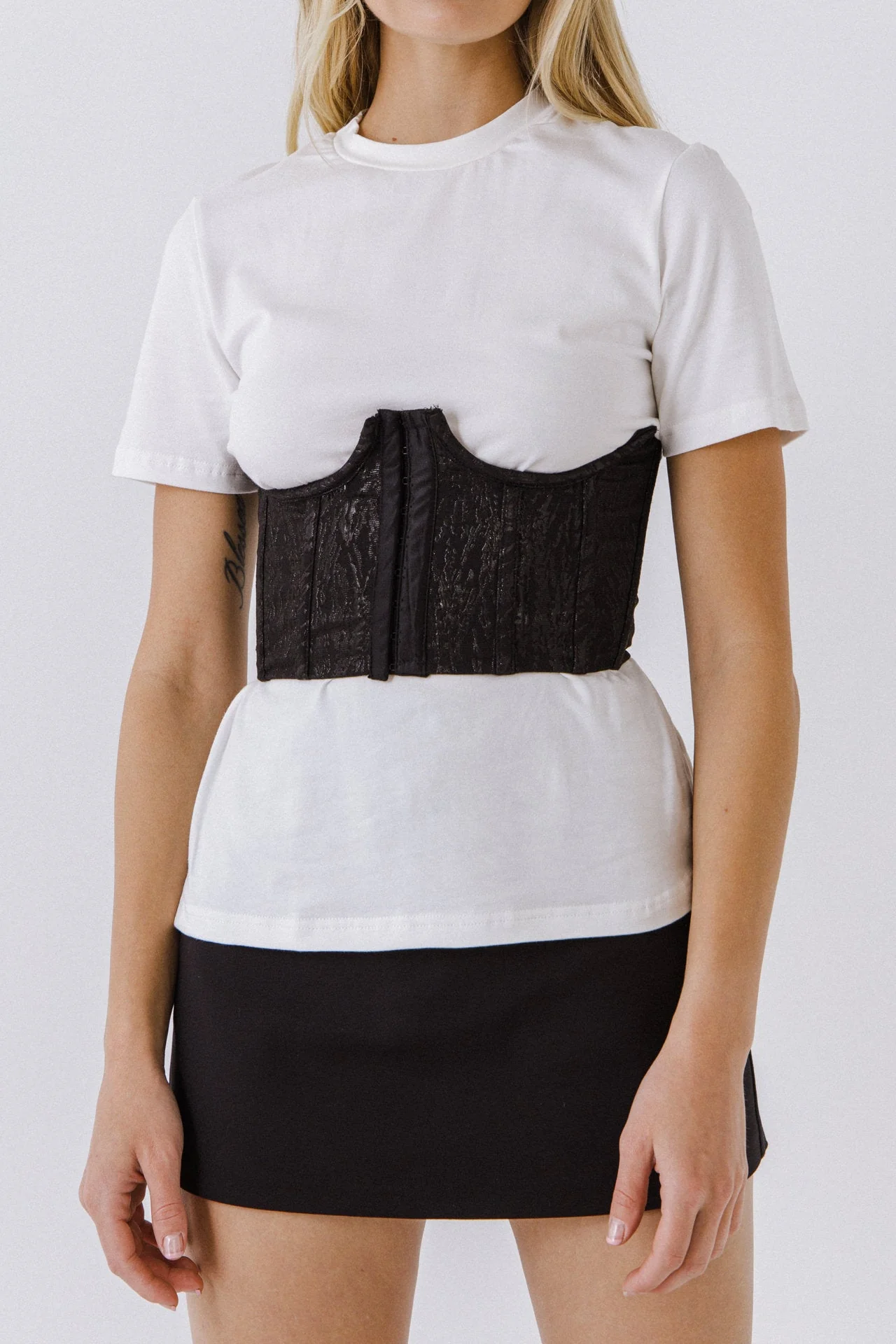 Corset Contrast T-shirt