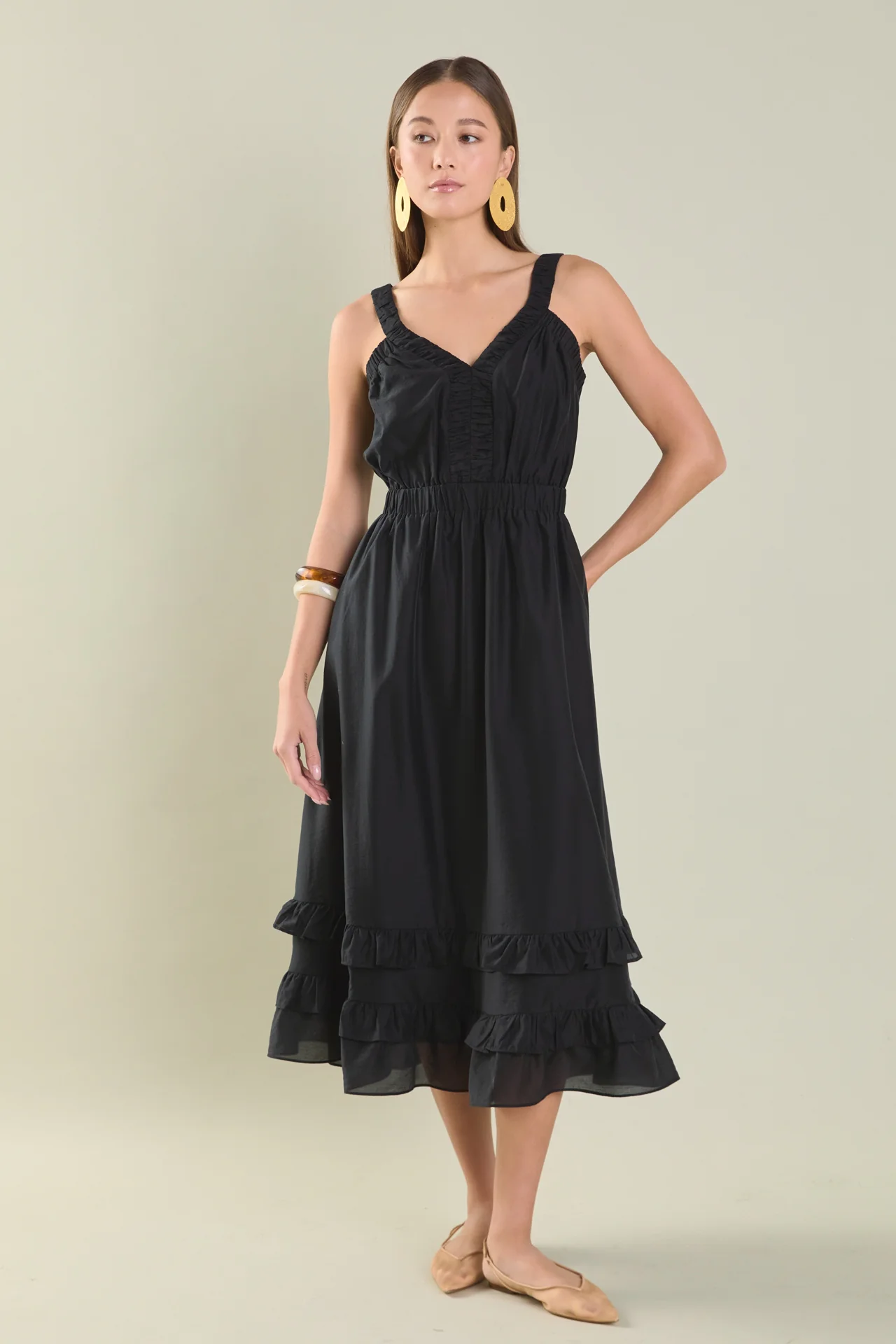Ruffled Maxi Dress