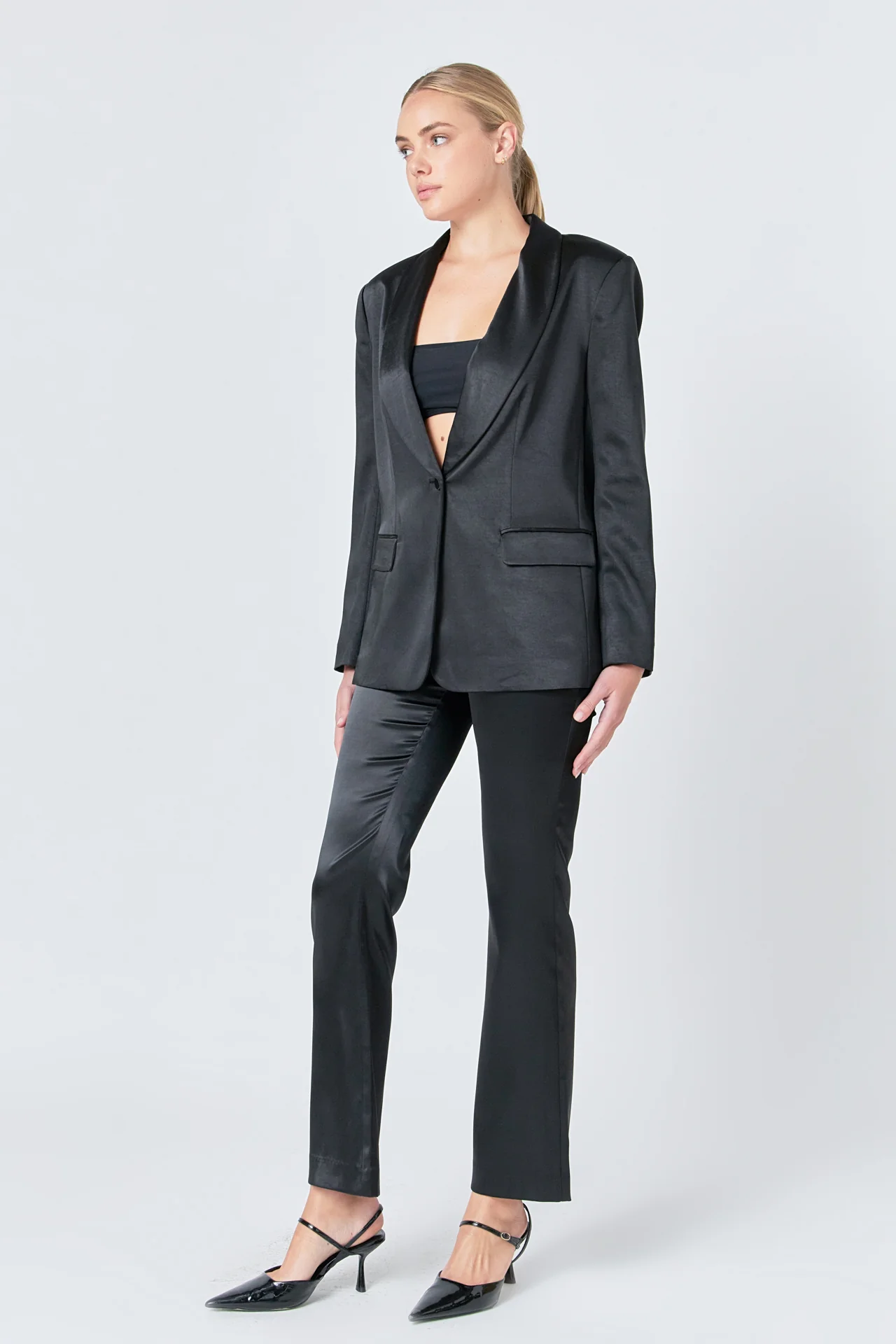 Satin Blazer