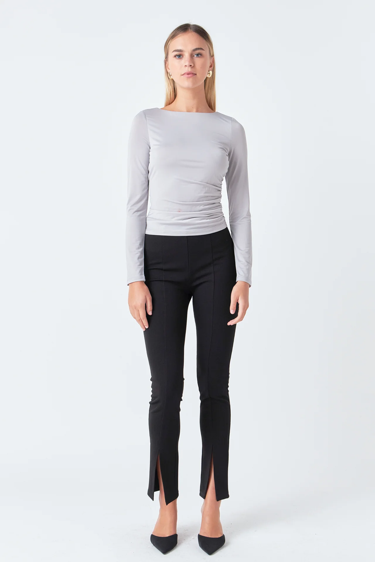 Draped Ruched Top