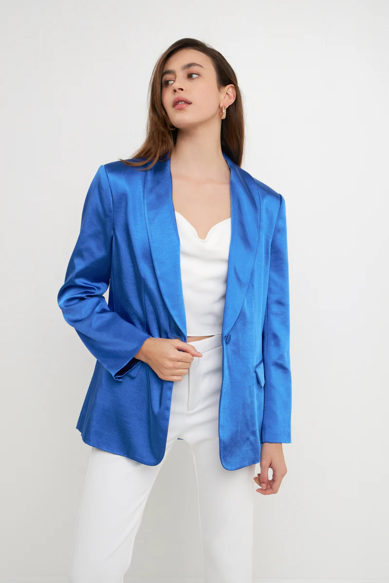 Satin Blazer