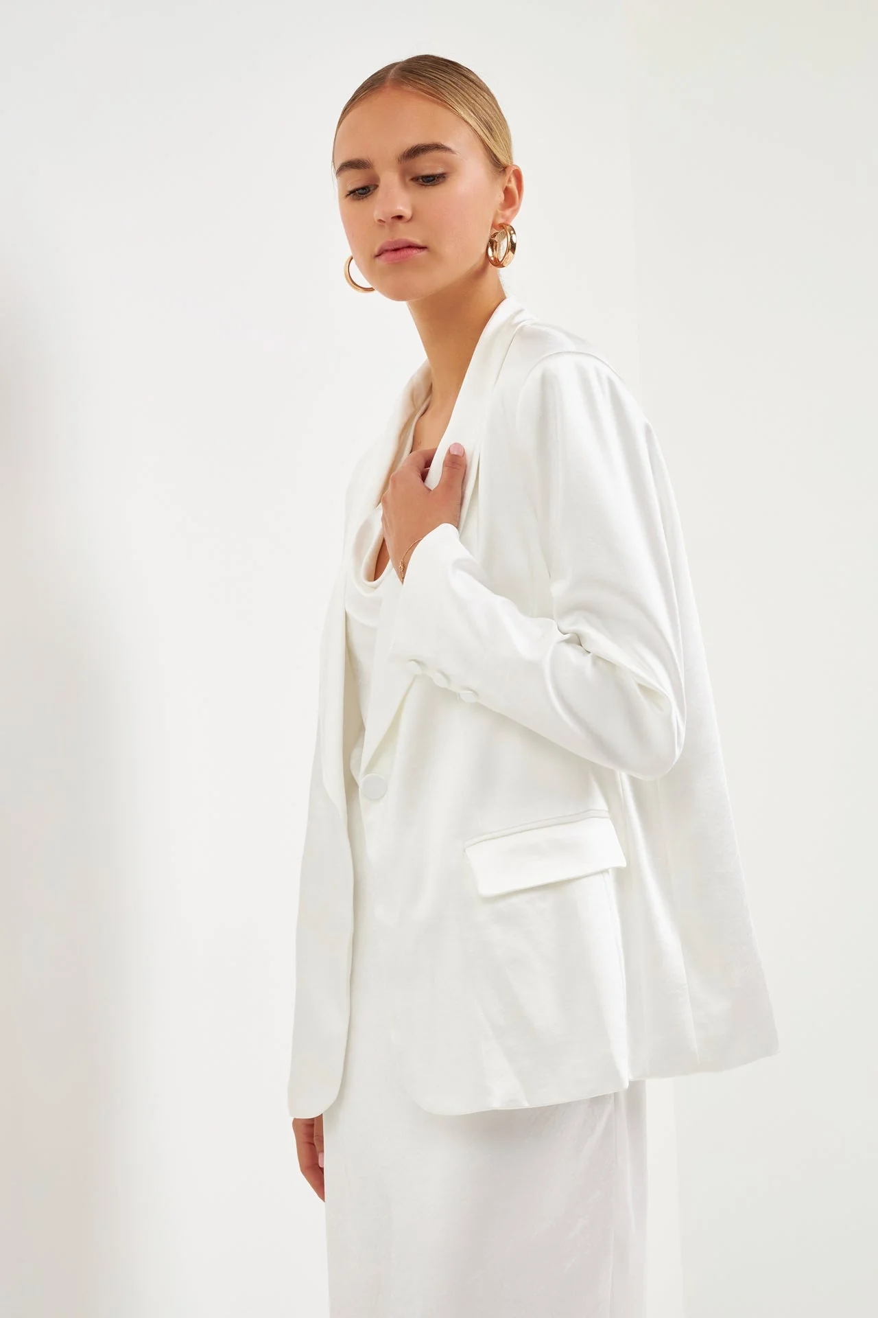 Satin Blazer
