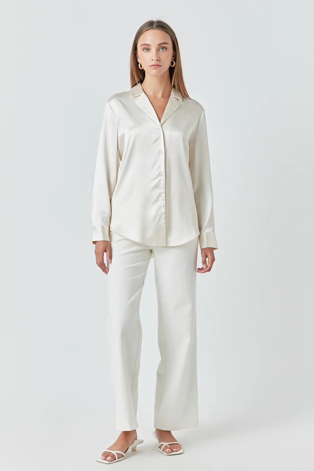 Classic Satin Over Shirt