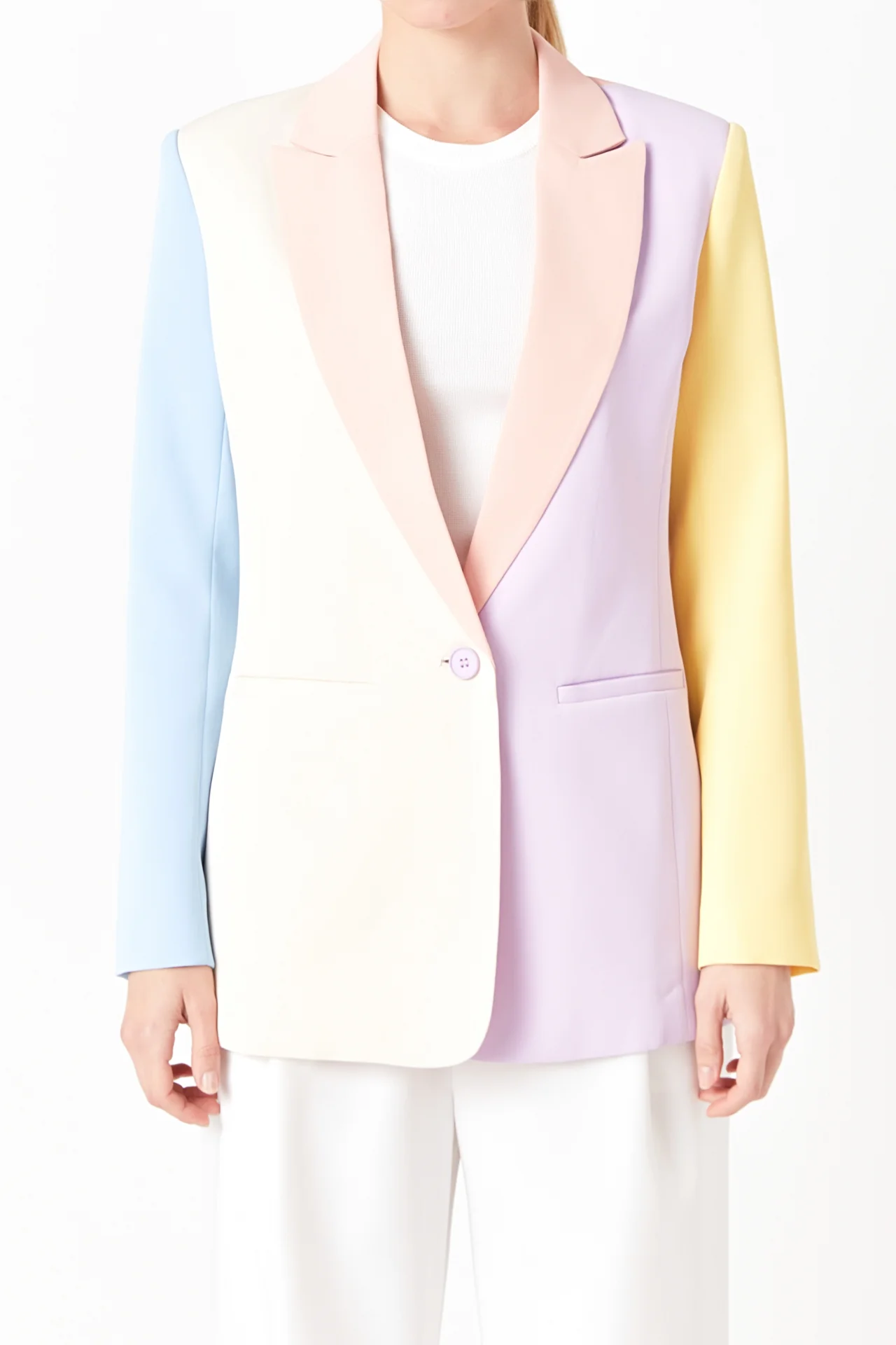 Color Block Blazer