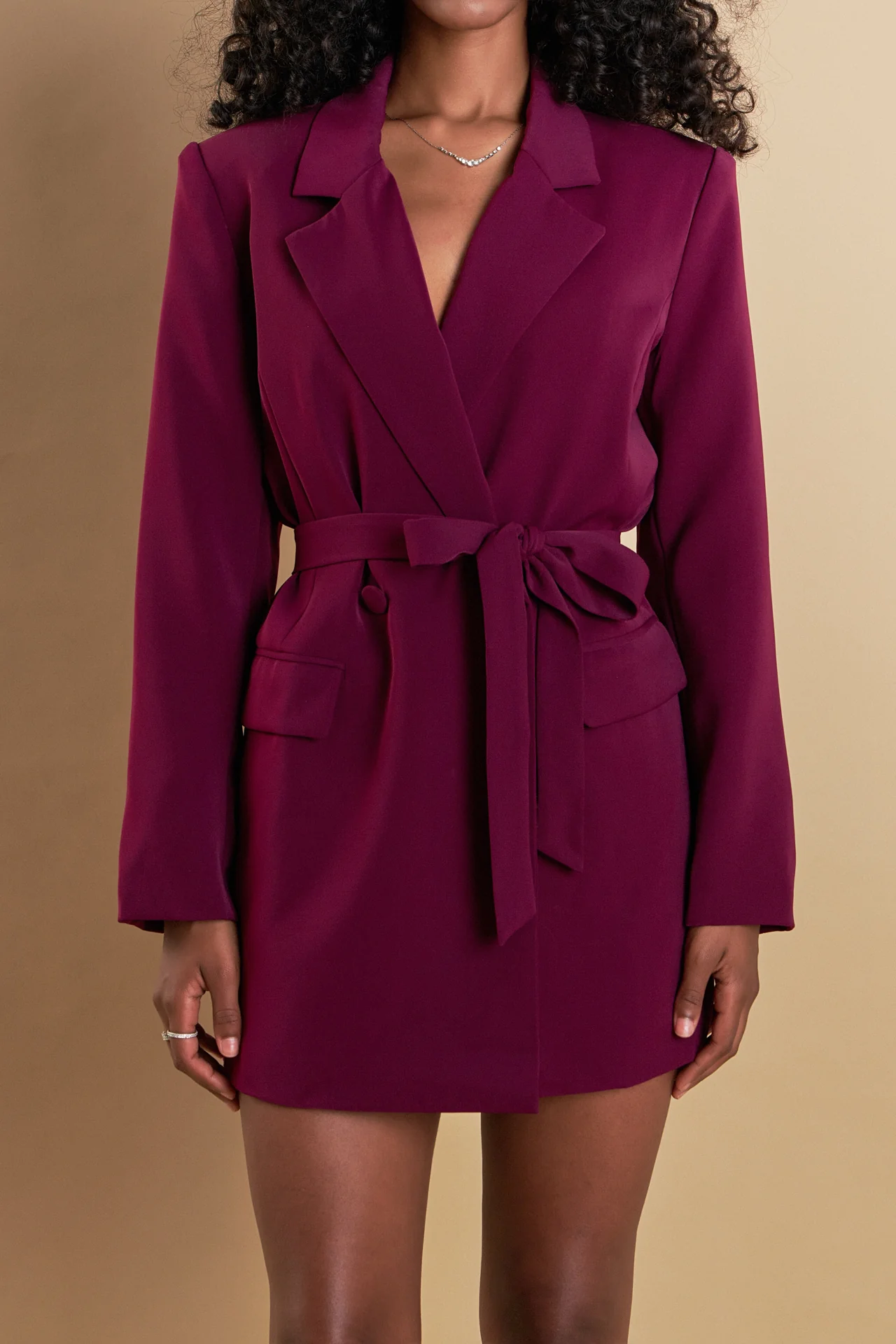 Belted Blazer