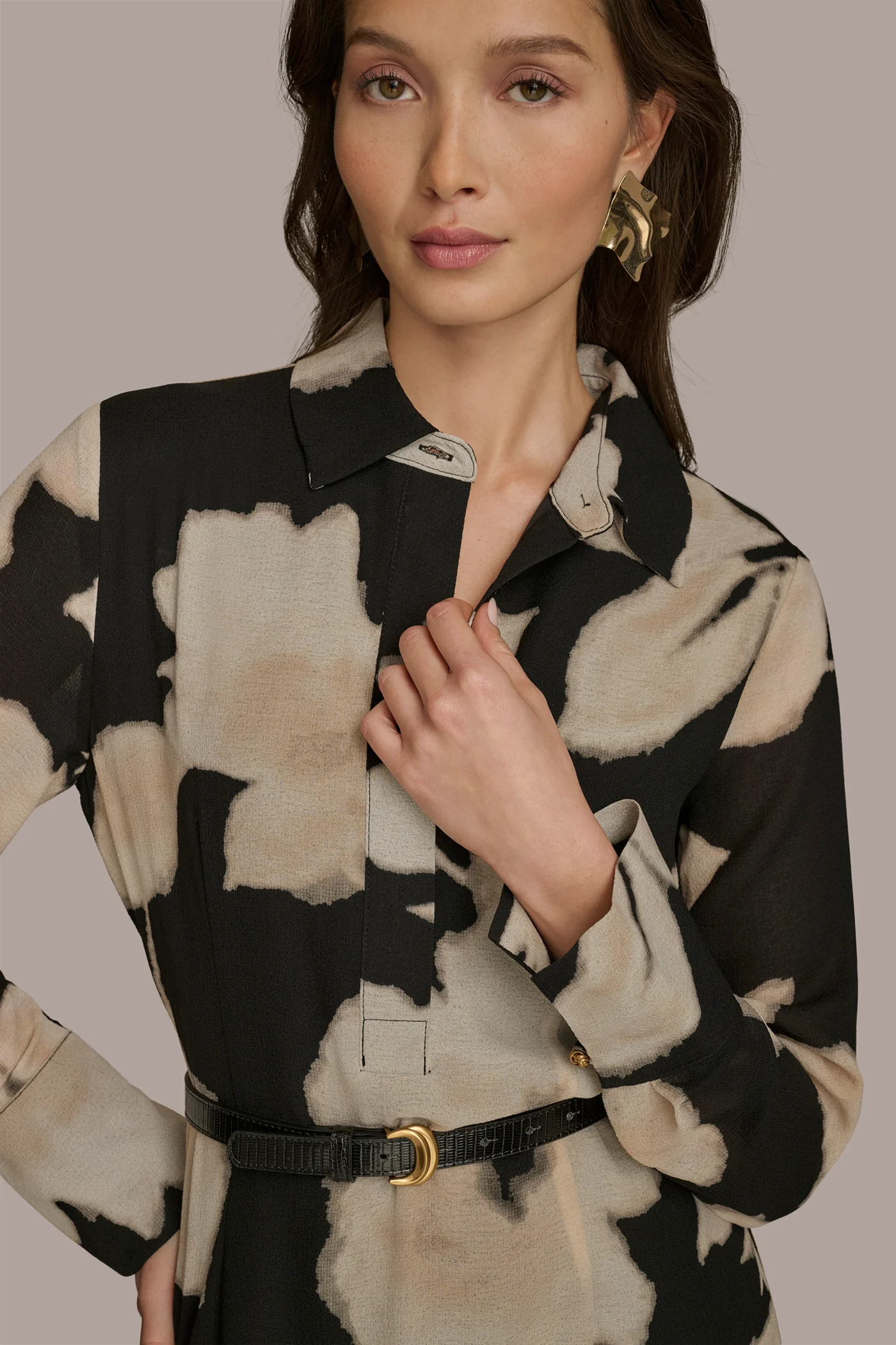 FLORAL A LINE MIDI DRESS