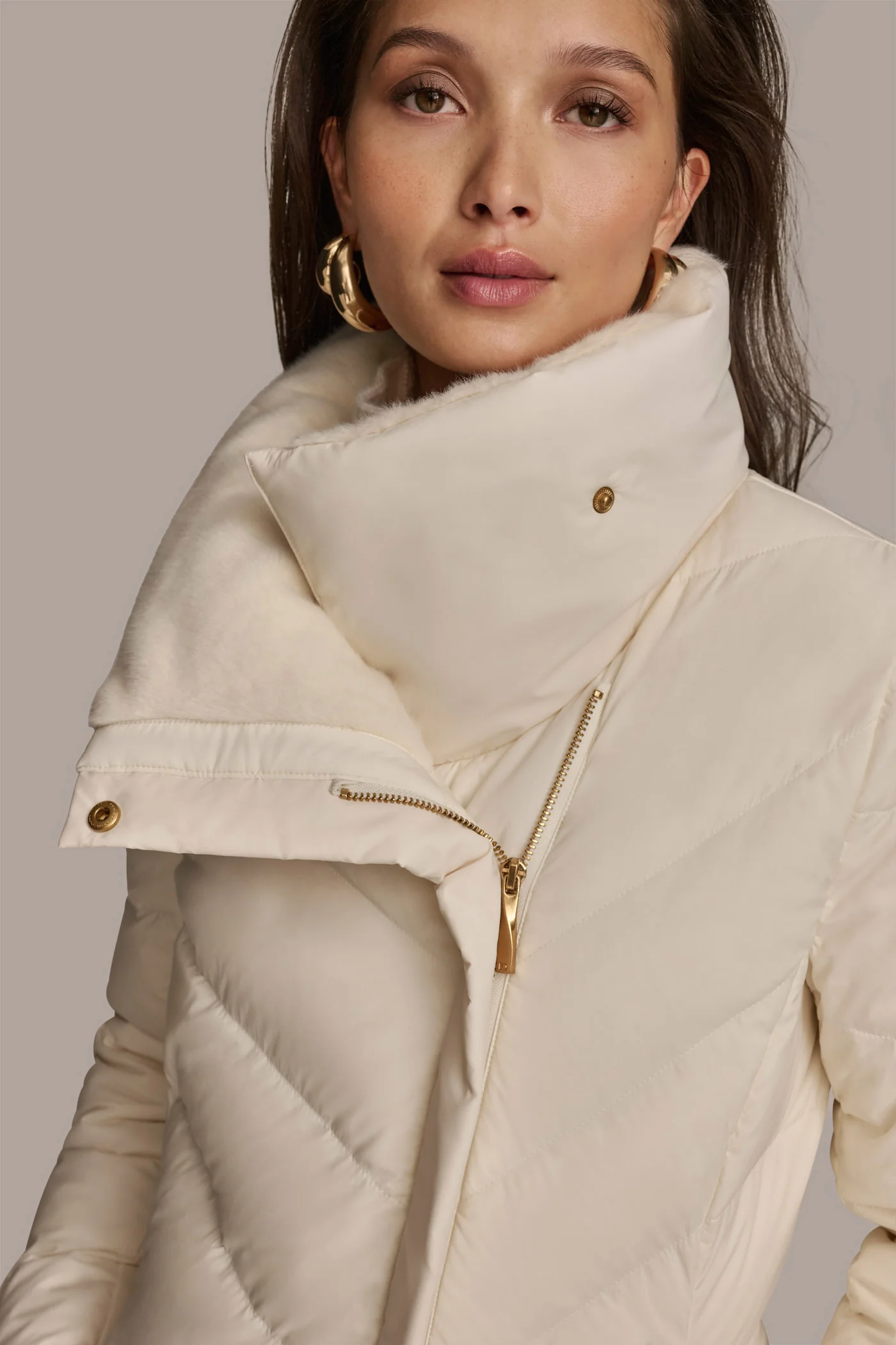 Long Down Filled Puffer Coat