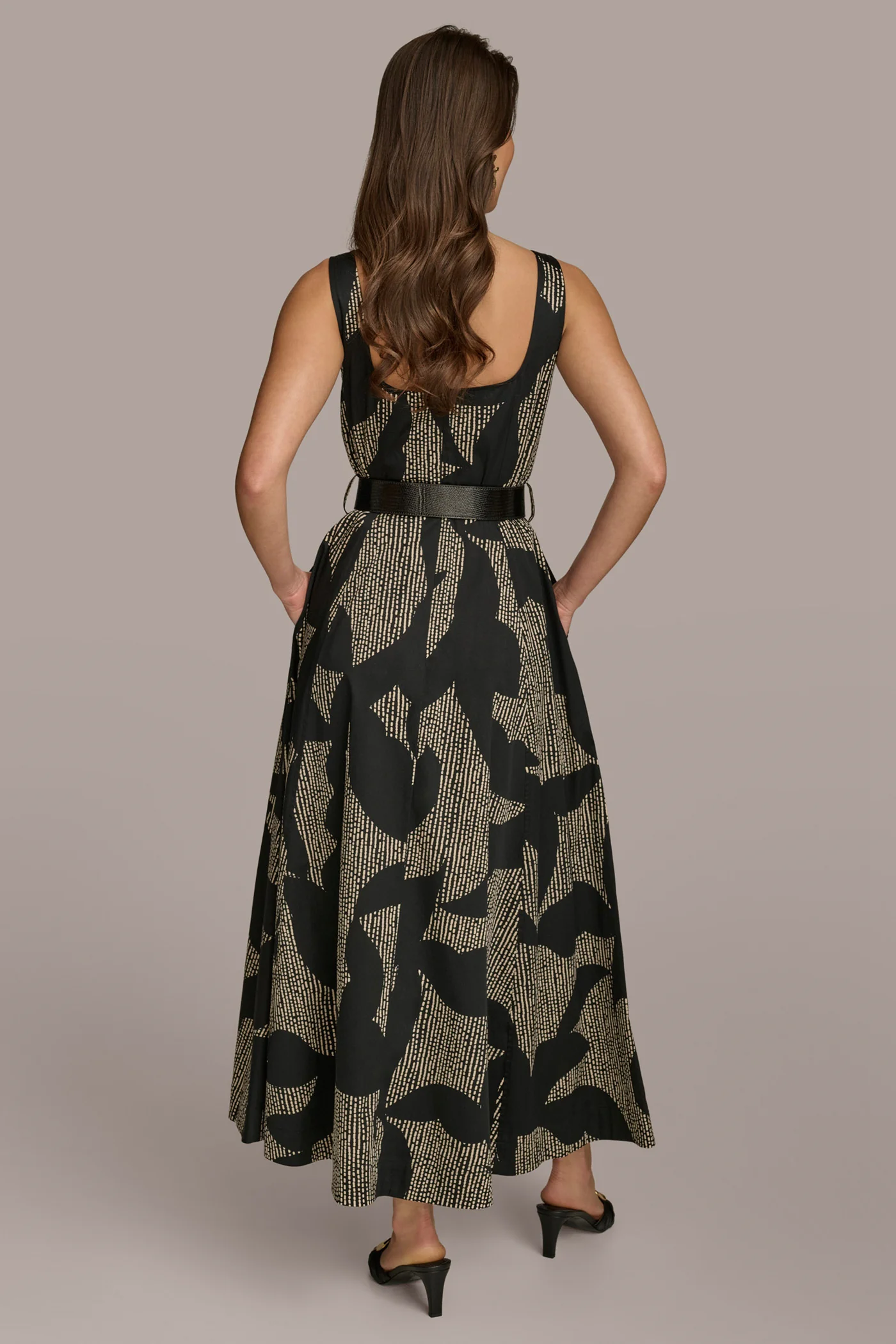 COTTON A LINE MIDI DRESS