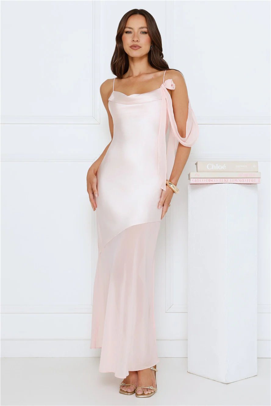 Proposal Satin Maxi Dress