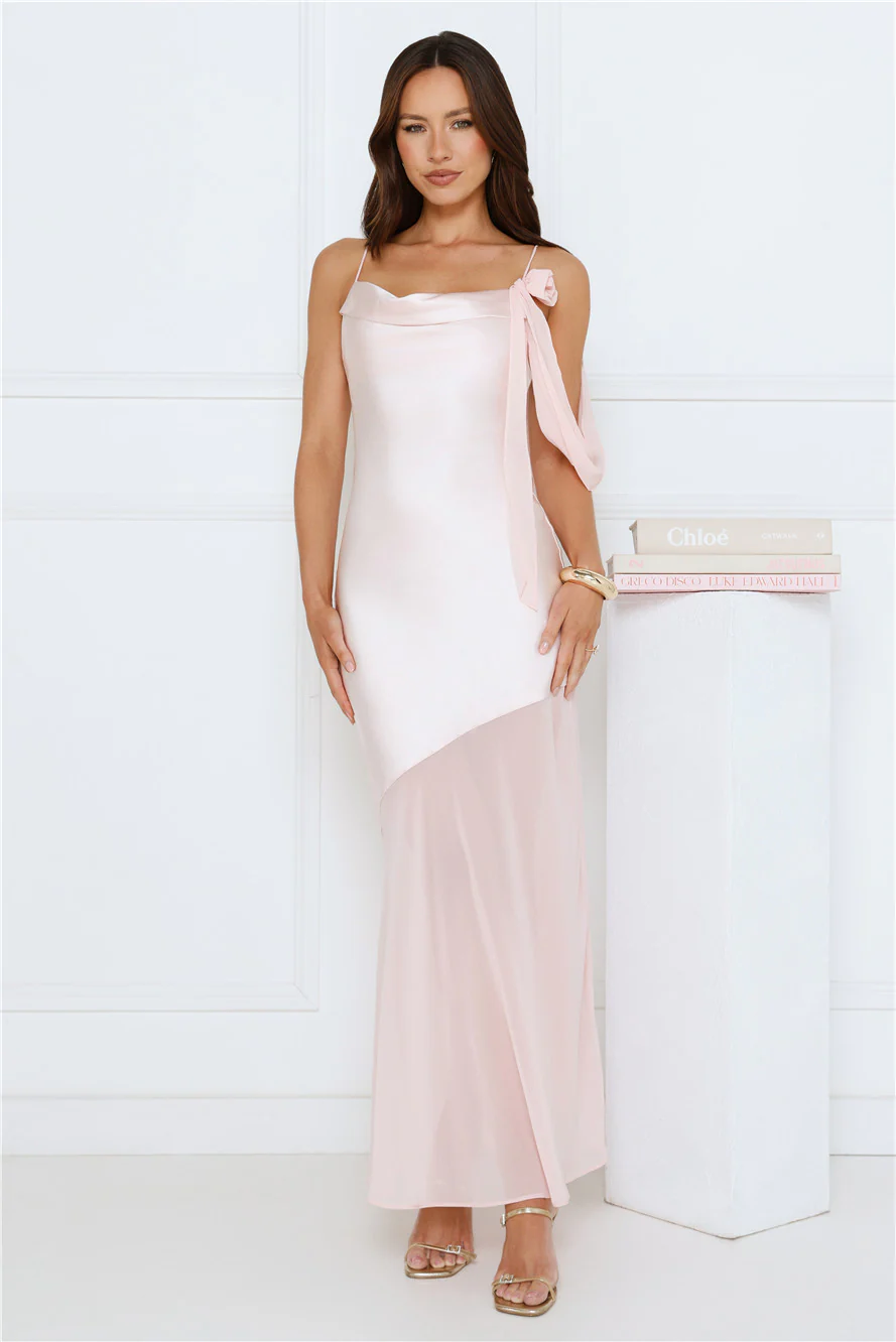 Proposal Satin Maxi Dress