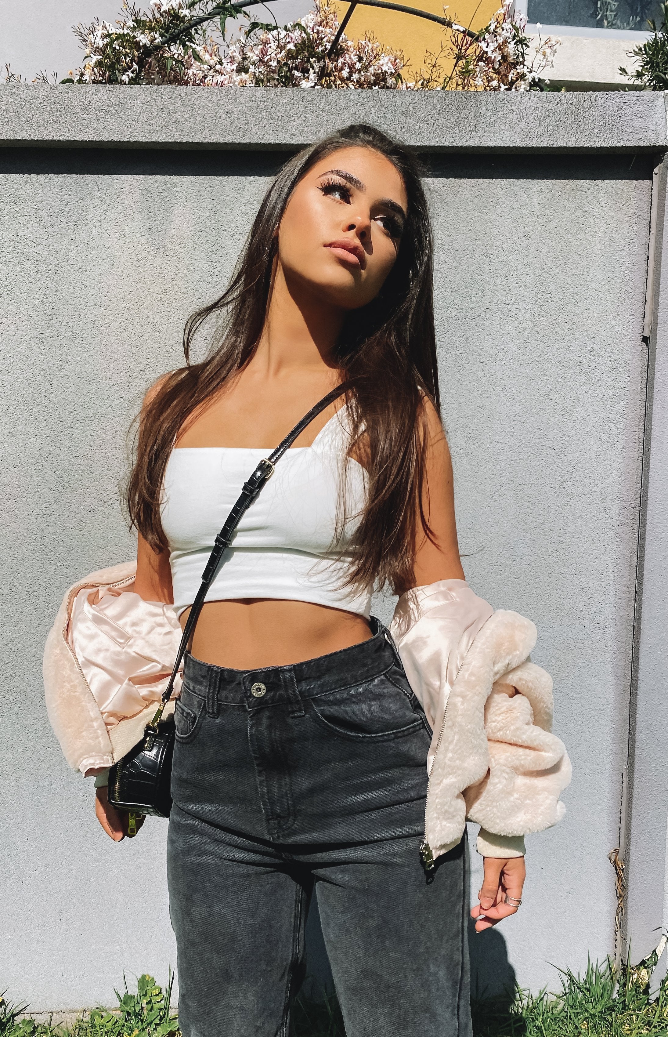 Robin Wide Leg Jeans Black Wash