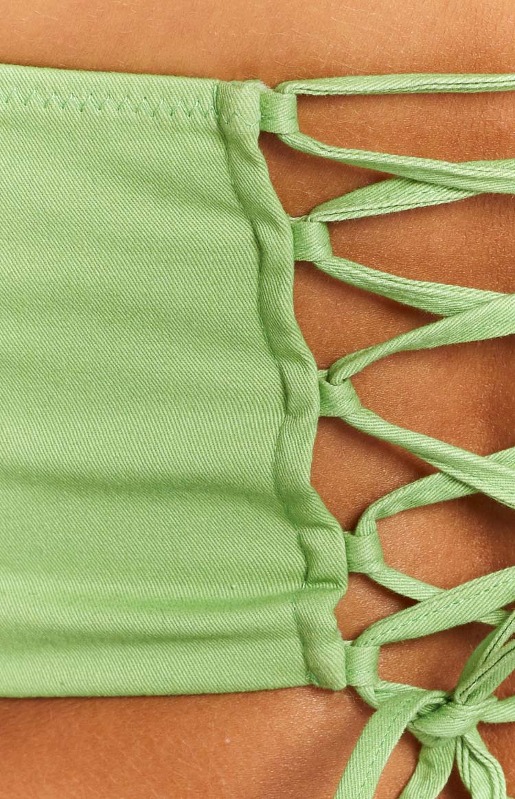 Graceland Green Corset Top