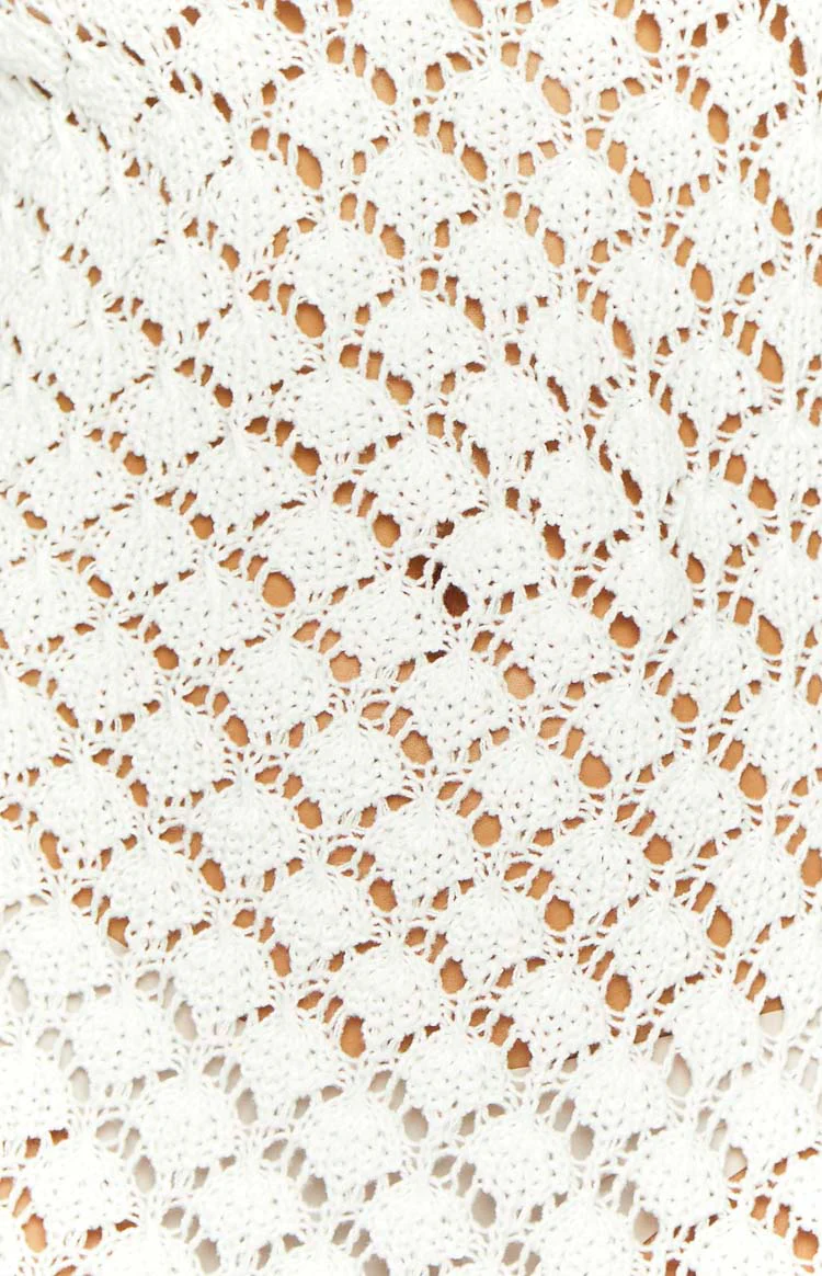 Courtney White Knit Mini Dress