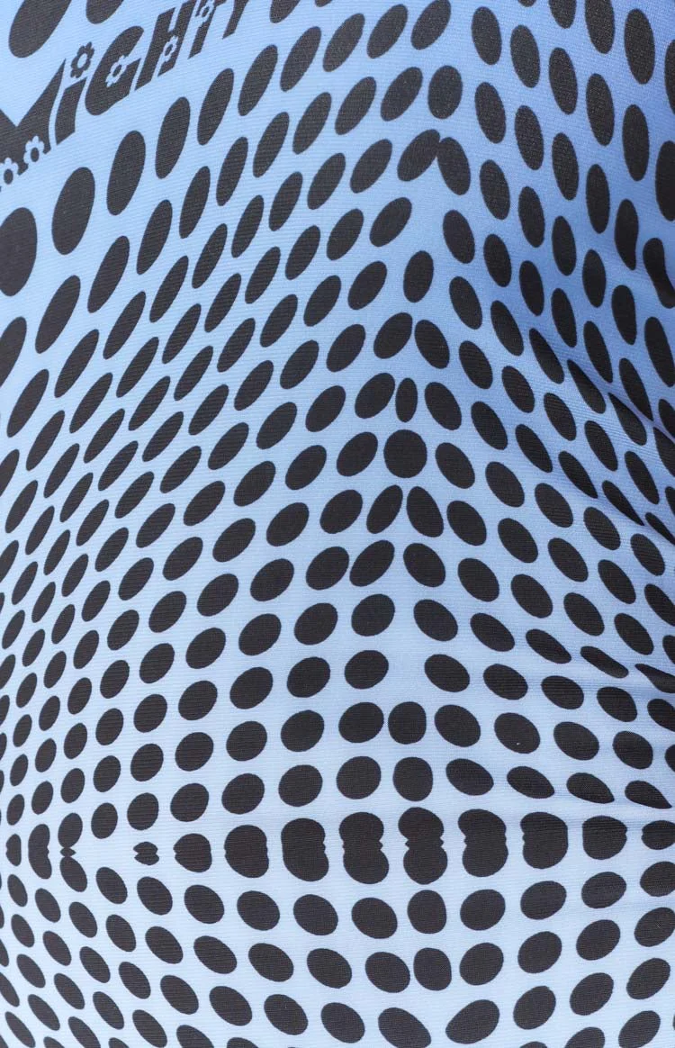 OMIGHTY Illusion Tube Dress Blue