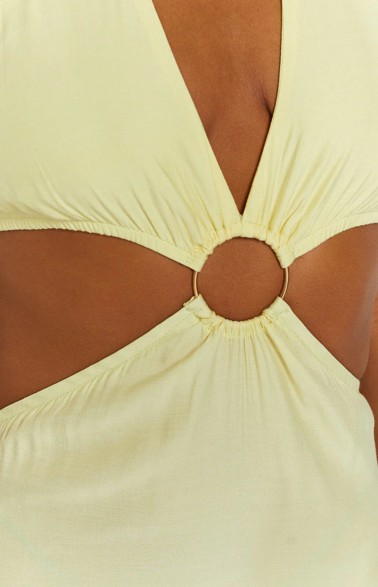 Impala Lemon Maxi Dress