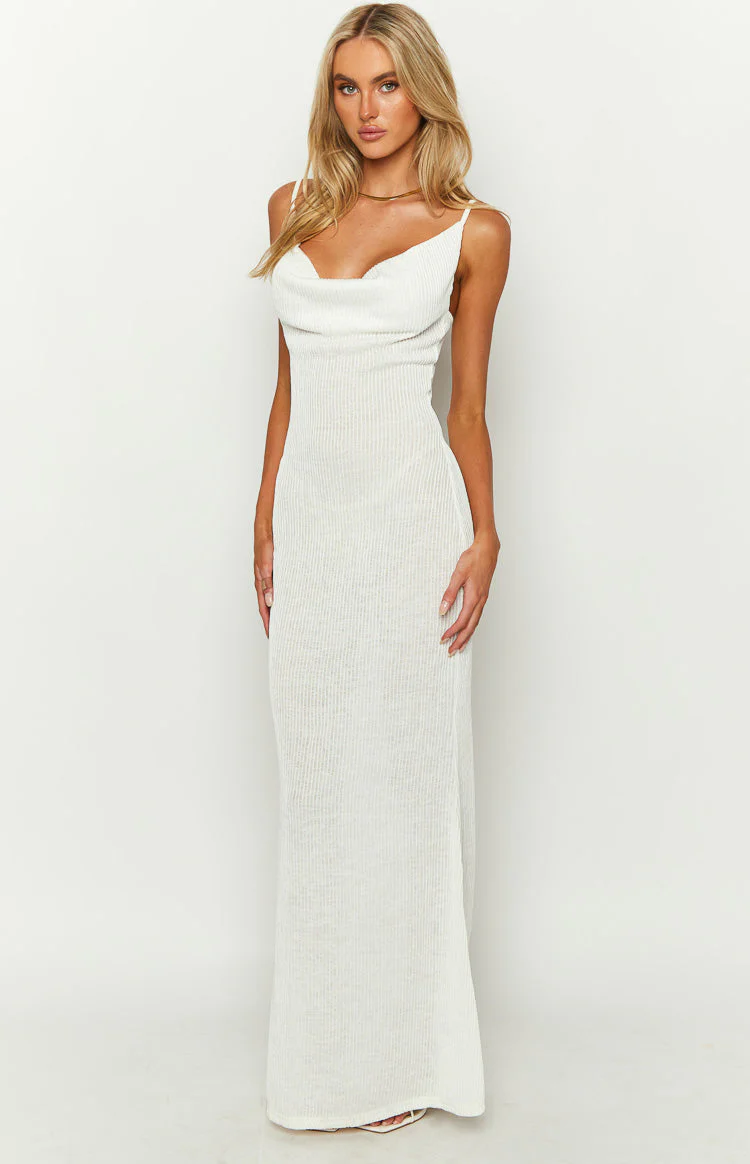 Raylee White Maxi Dress