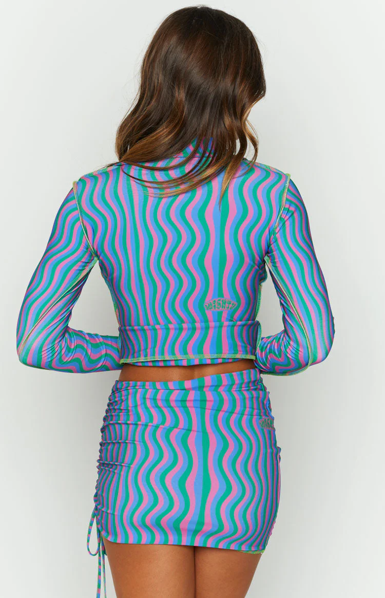 OMIGHTY Squiggly Skirt Purple