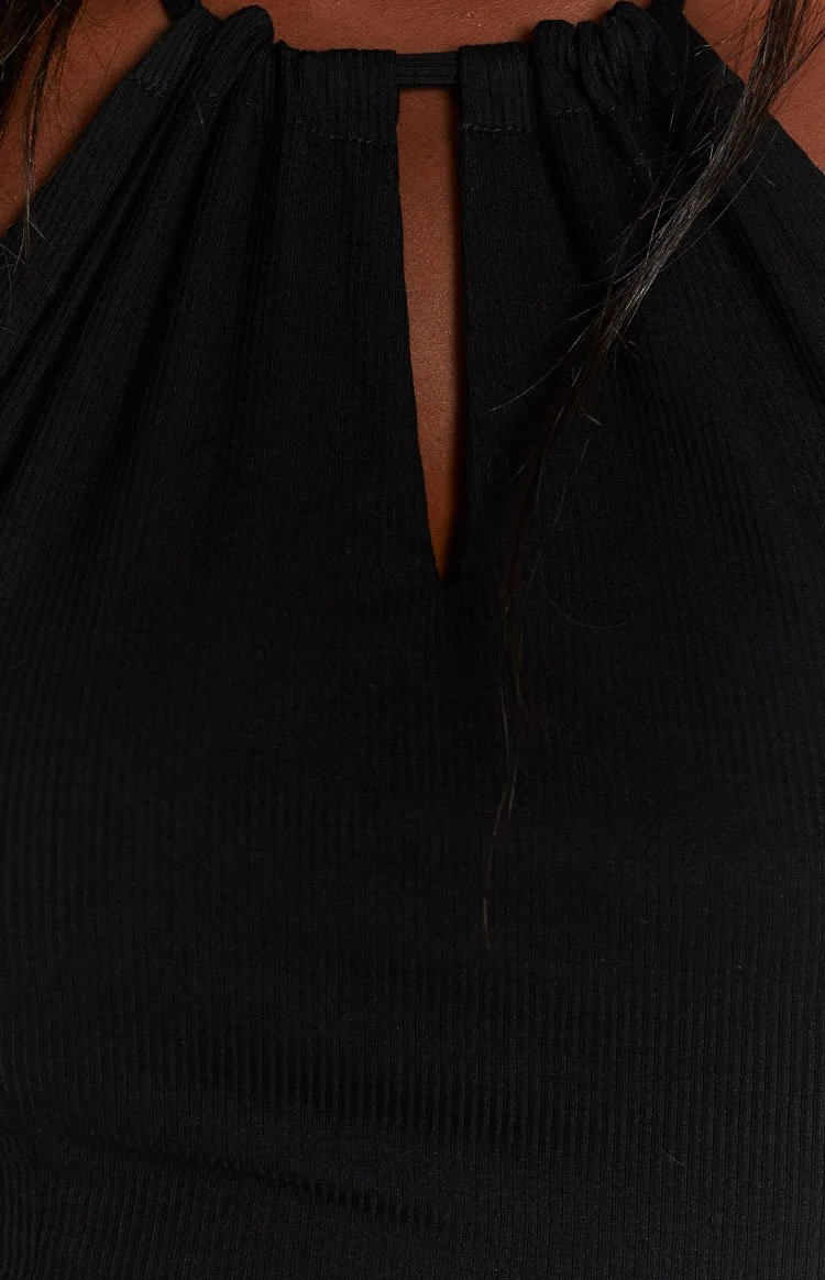 Long Island Crop Top Black