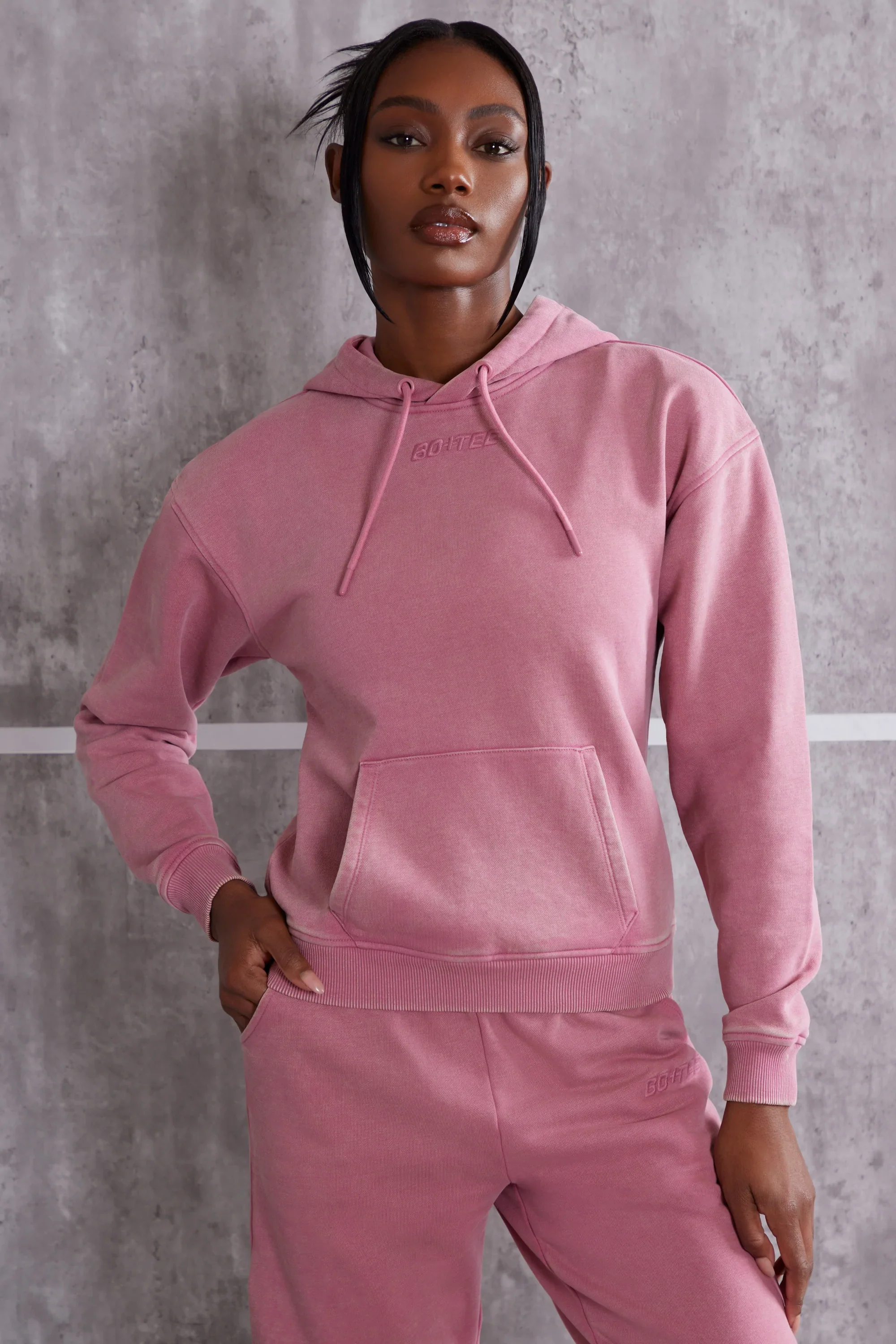 Hooded Sweatshirt in Rose