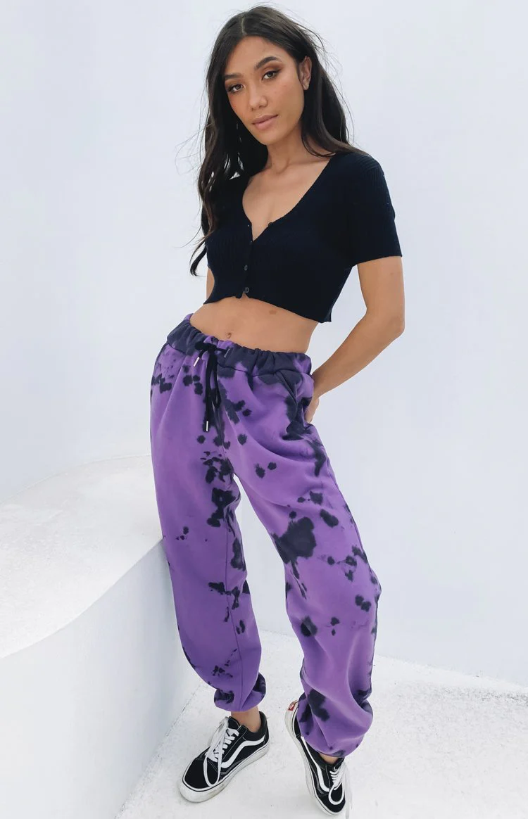 Nana Judy Avenue Trackpant Violet Tie Dye