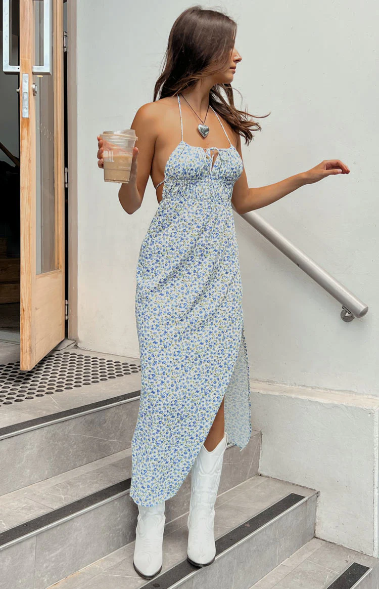 Estella Floral Midi Dress