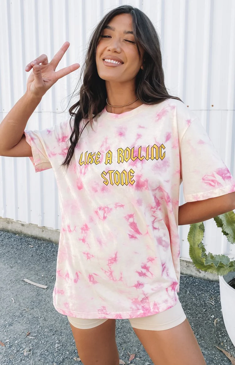 Stones Tee Pink