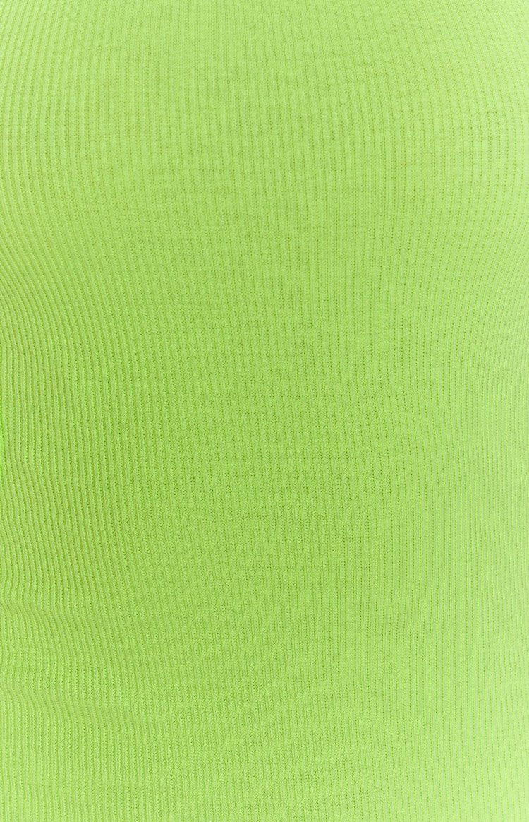 California Cut Out Mini Dress Lime