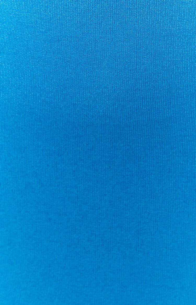 Catalina Cut Out Midi Dress Blue