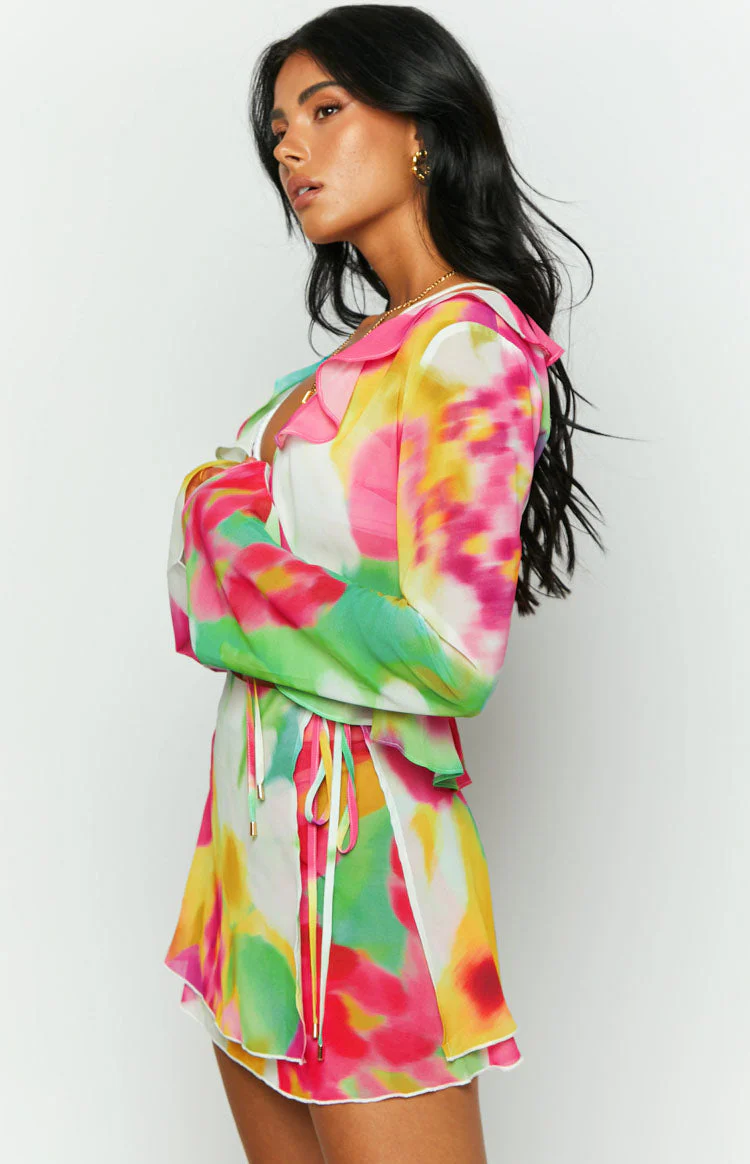 Kazan Floral Print Mini Skirt