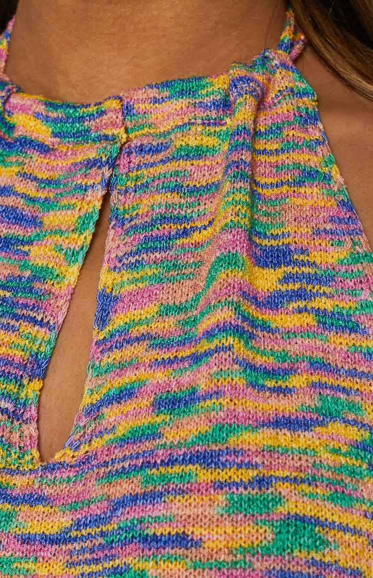 Magnolia Halter Mini Dress Multi