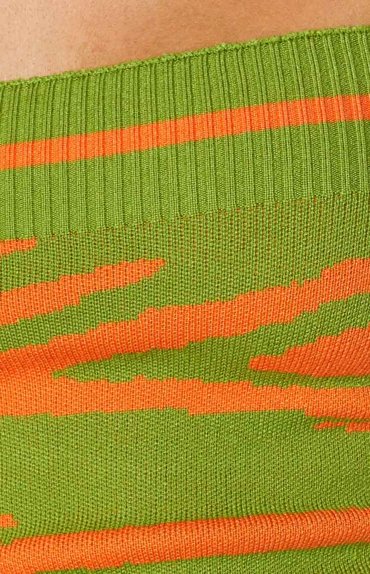 Free Fall Crop Top Green