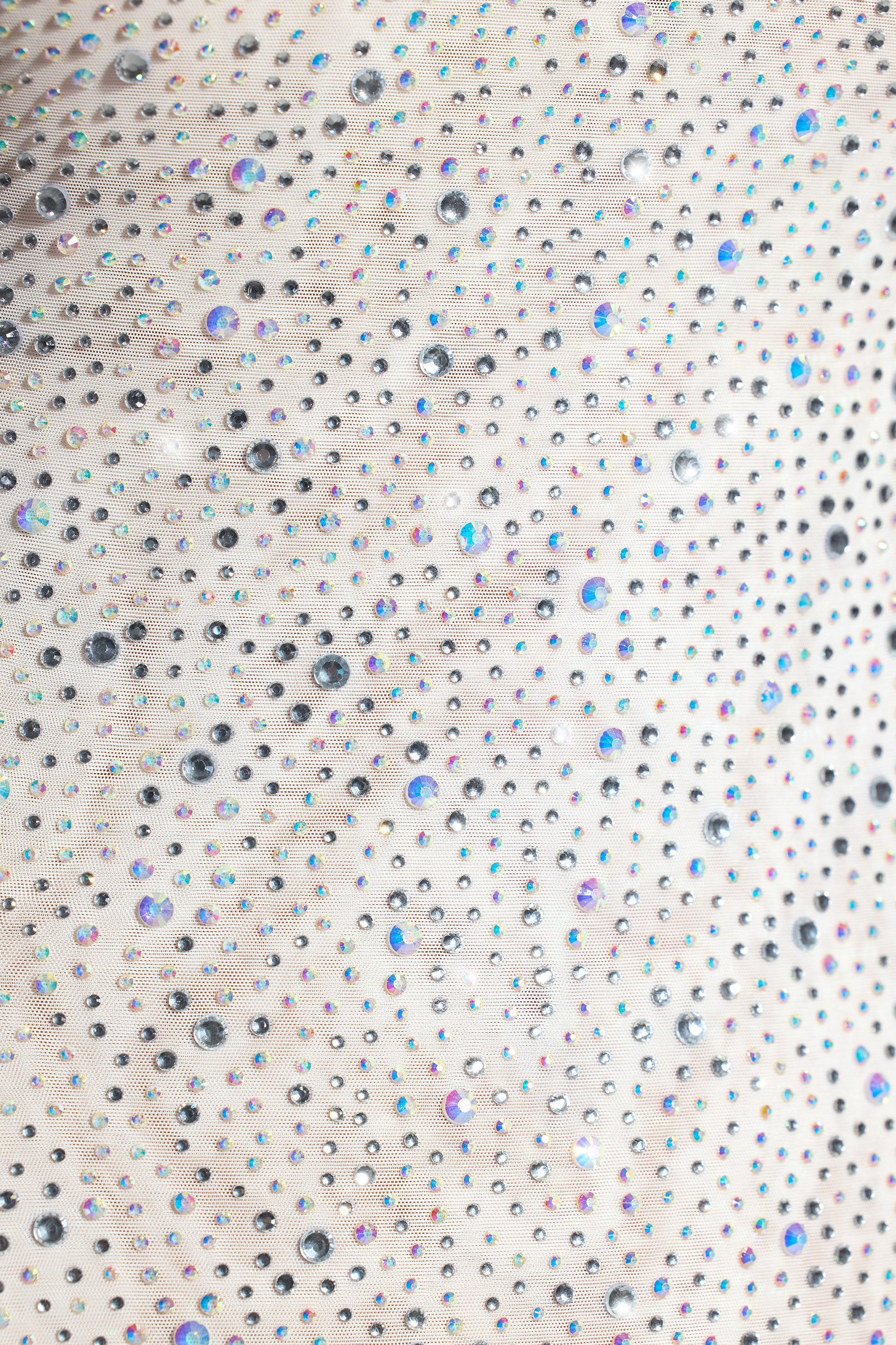 Embellished Cut-Out Fishtail Maxi Dress in White