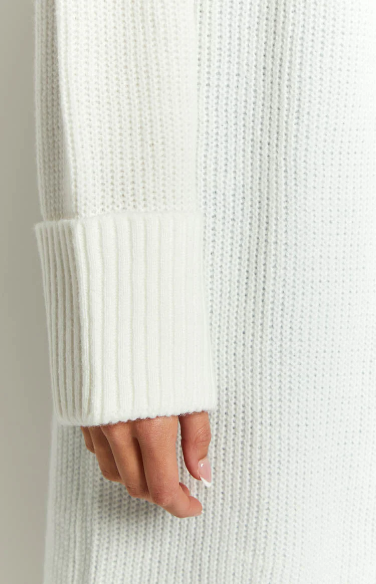 Landon Cream Longline Cardi