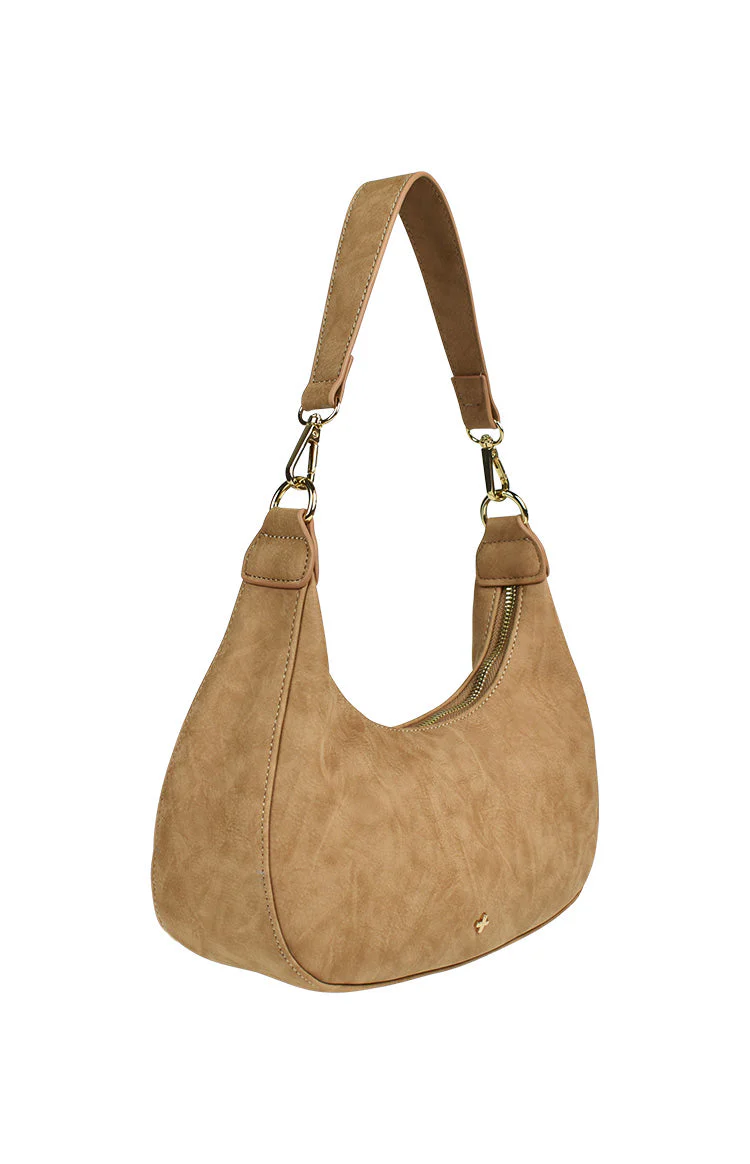 Peta And Jain Willow Camel Shoulder Bag