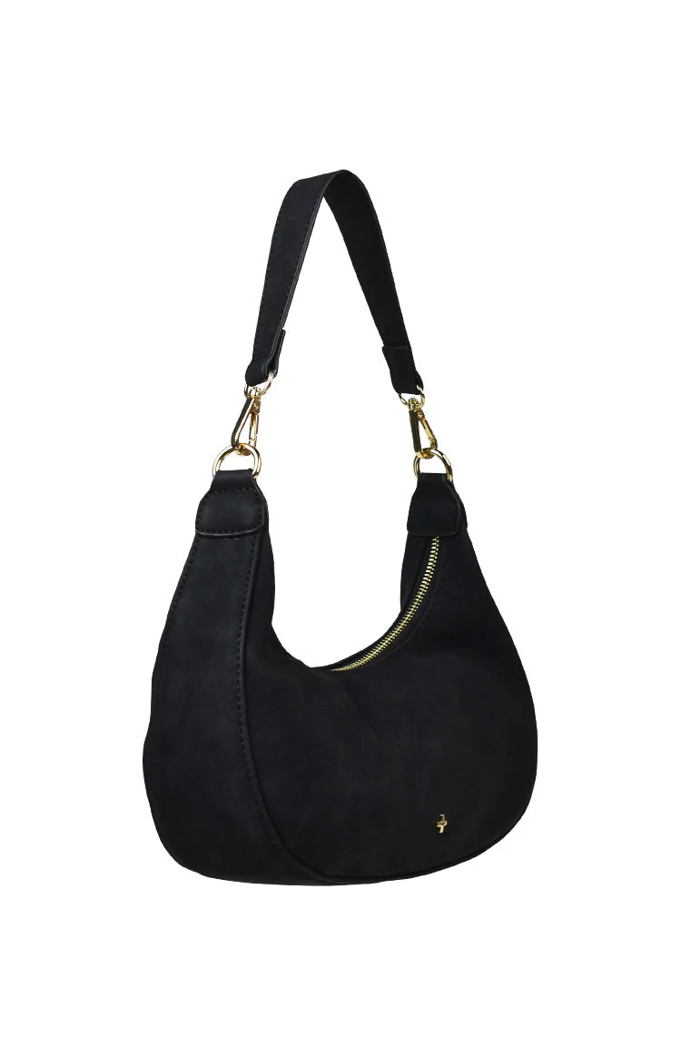 Peta And Jain Willow Black Shoulder Bag