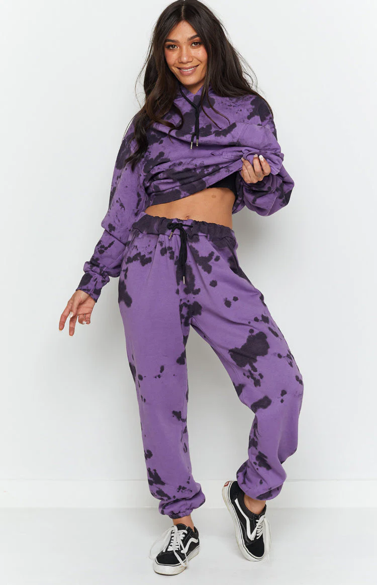 Nana Judy Avenue Trackpant Violet Tie Dye