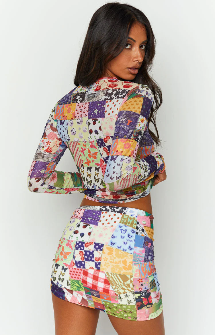 OMIGHTY OG Patchwork Mini Skirt