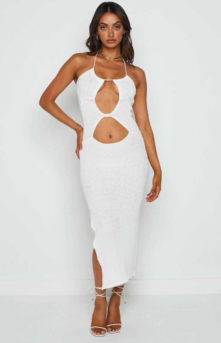 Renata White Cut Out Dress