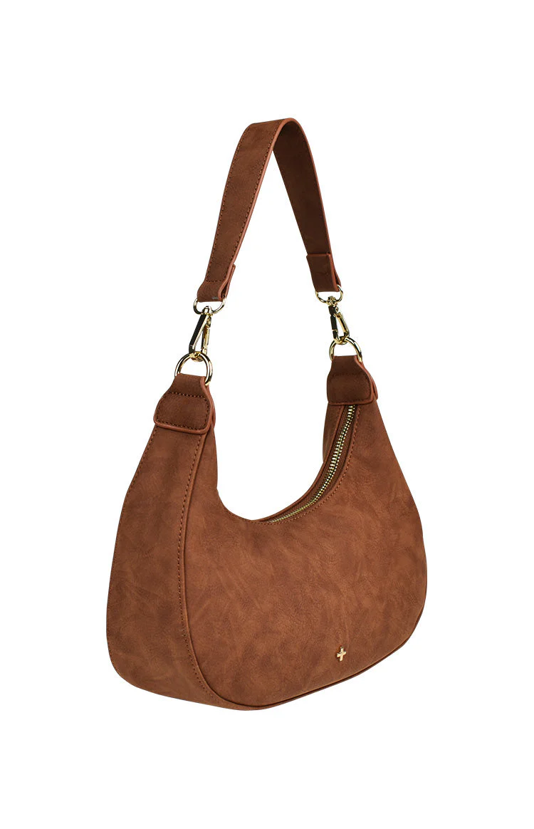Peta And Jain Willow Brown Shoulder Bag