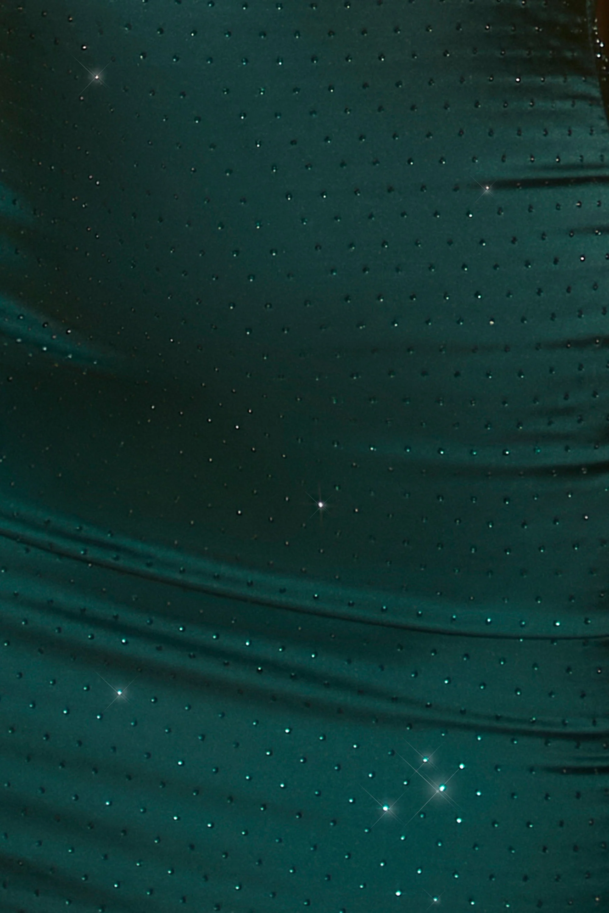 Cut Out Mini Dress in Green