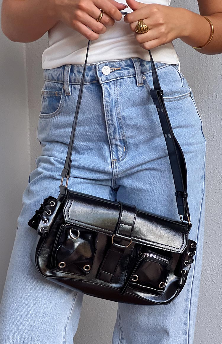 Moda Black Shoulder Bag