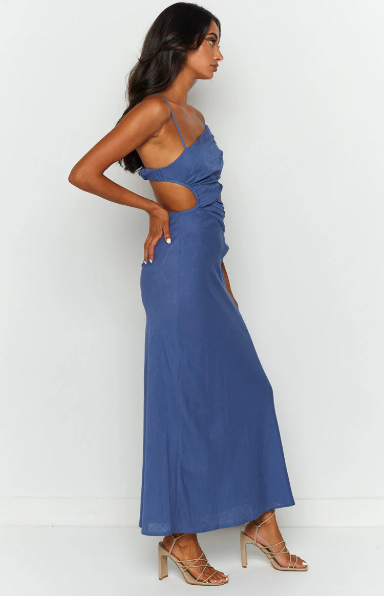 Lene Blue Maxi Dress