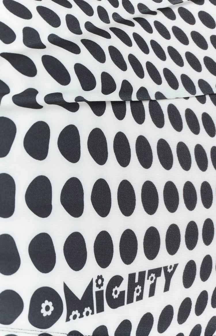 OMIGHTY Illusion Mini Skirt Mono