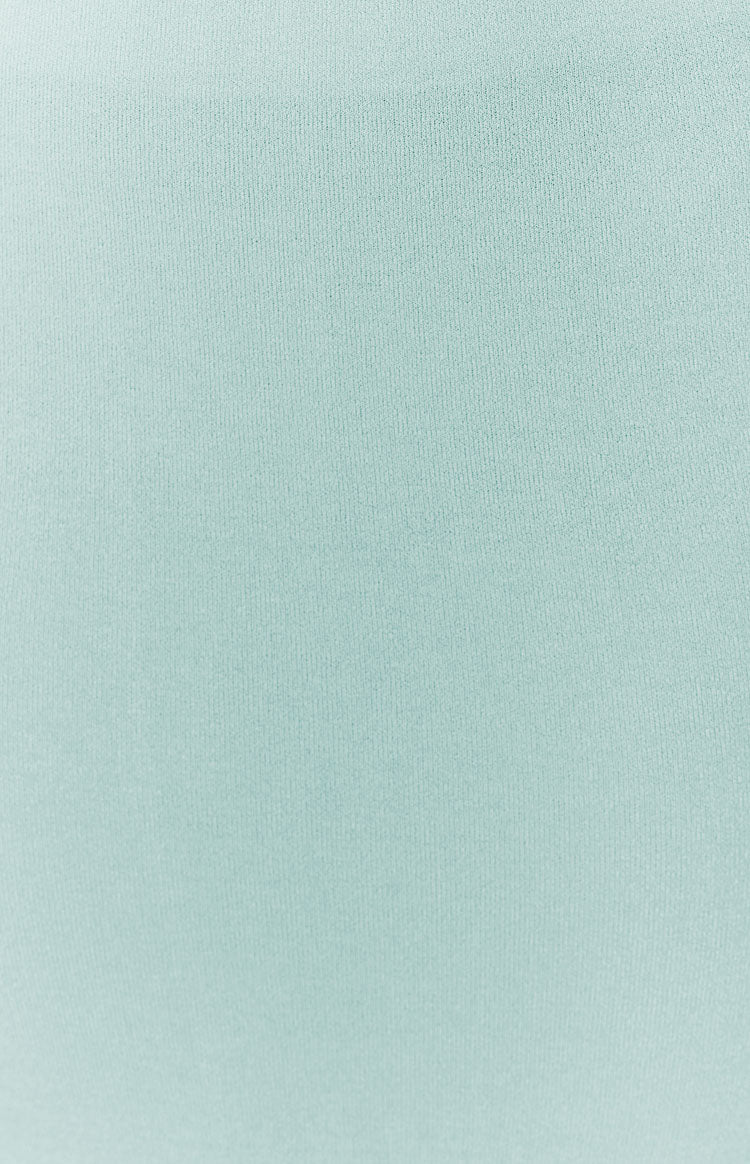 Liv Blue Knit Midi Skirt