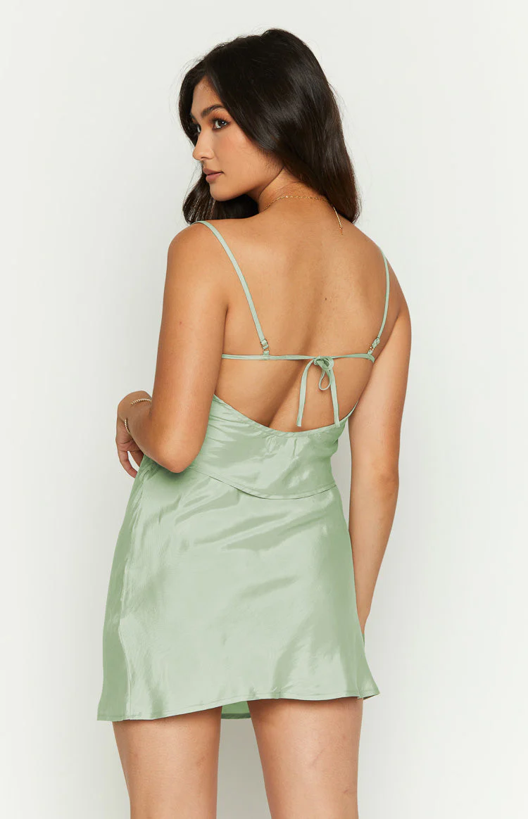 Milliana Sage Mini Skirt