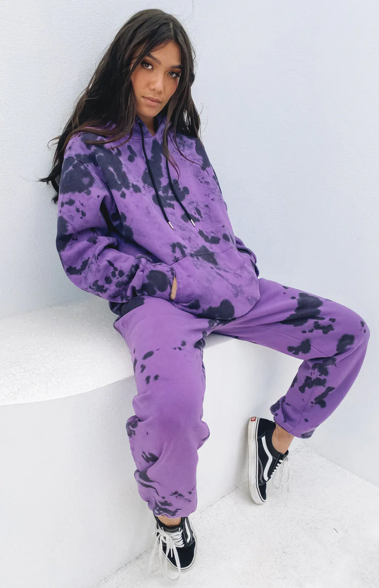 Nana Judy Avenue Trackpant Violet Tie Dye